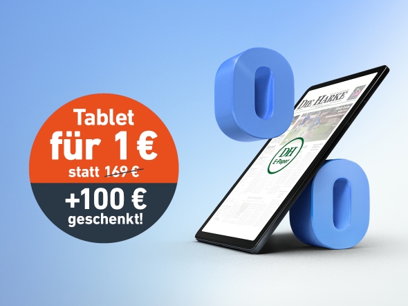 Aktionsbundle – DIE HARKE Digital inkl. Tablet